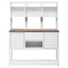 Hrinhom 50.2"W Solid Fir Wood Potting Bench,Garden Workstation - 4 of 4