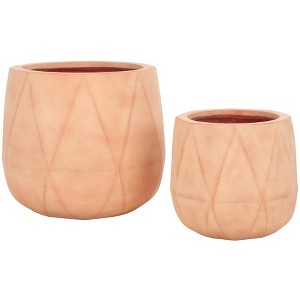 Kane Planter Pot Set Of 2 - PAT1536 - Indoor/Outdoor -Safavieh - 1 of 4