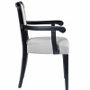 APRILSOUL35.00"Upholstered Dining Chairs Set of 2 ¨C Traditional Armchairs with Curved Lines, Solid Hardwood Frame - 2 of 4