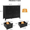 7 Chest of Drawer Dresser for 48 Inch TV, Modern Wood Organizer Storage Units for Living Room, Bedroom, Closet Storage, Home Office - 2 of 4