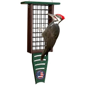 JCS Wildlife Recycled Suet Feeder w/ Tail Prop - 1 of 4