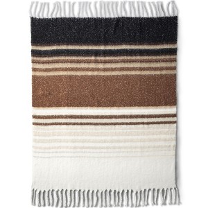 Lands' End Faux Mohair Throw Blanket - 1 of 2