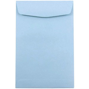 JAM PAPER 6 x 9 Open End Catalog Premium Envelopes - Pastel Baby Blue - 50/Pack - 1 of 1