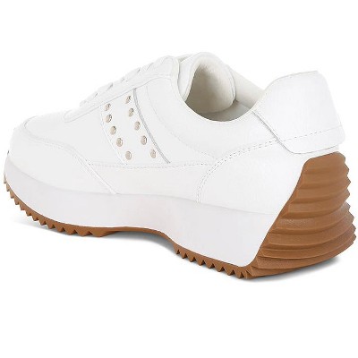 Женские кроссовки Rag & Co Womens Athion Studded Real Leather Sneakers 5 — фото 3