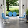 Griffith 3pc Outdoor Seating Set - Sky Blue - Crosley - 3 of 4