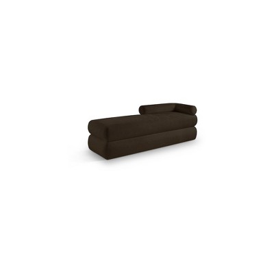 Meridian Furniture,Kennedy Chenille Fabric Bench