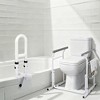 Yescom Bathtub Grab Bar with Toilet Safety Rail Combo Adjustable for Seniors - 2 of 4