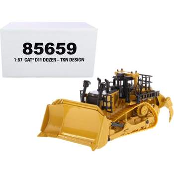 CAT Caterpillar D11 Track-Type Tractor Dozer TKN Design "High Line" Series 1/87 (HO) Scale Diecast Model by Diecast Masters