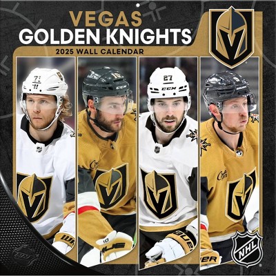NHL Vegas Golden Knights 2025 12"x12" Team Wall Calendar