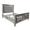 90" Queen Bed Varian Bed Velvet and Mirrored - Acme Furniture - 4 of 4