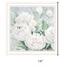 HomeRoots Peaceful Peonies In Full Bloom White Framed Print Wall Art - 3 of 4