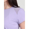 RBX Active Women's Short Sleeve T-Shirt Quick Drying Workout Top with Mesh Panels - 3 of 4