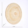 GDFStudio Connor Modern 36" Wood Hand Carved Round Wheel Style Wall Decor - 3 of 4