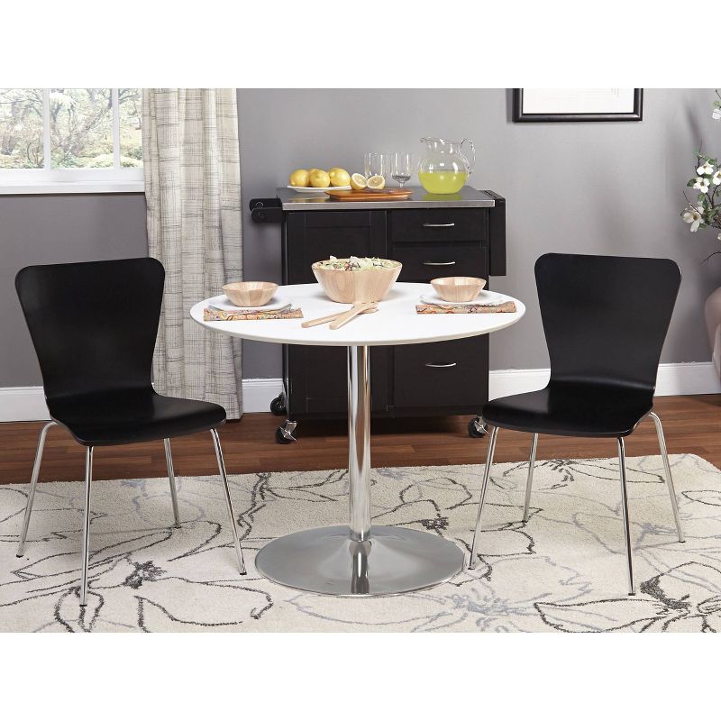 Hillboro Round Dining Table Metal Base - Buylateral, 4 of 11