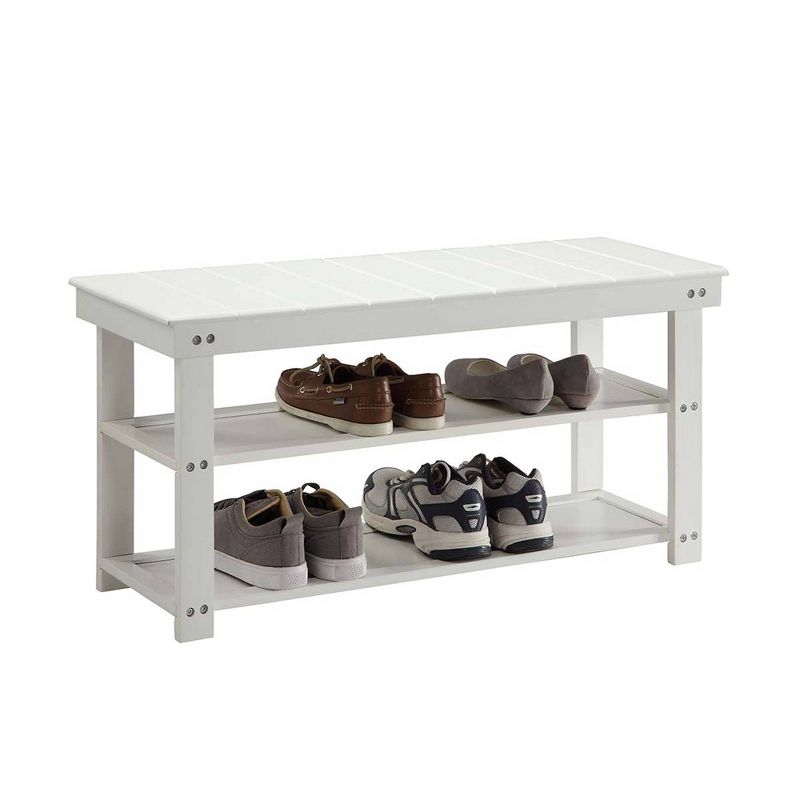 Oxford Utility Mudroom Bench with Shelves - Breighton Home, 6 of 13