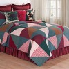 C&F Home 20" x 26" Shady Pines Burgundy Red Cabin Lodge Cotton Standard Sham - Machine Washable - 2 of 3