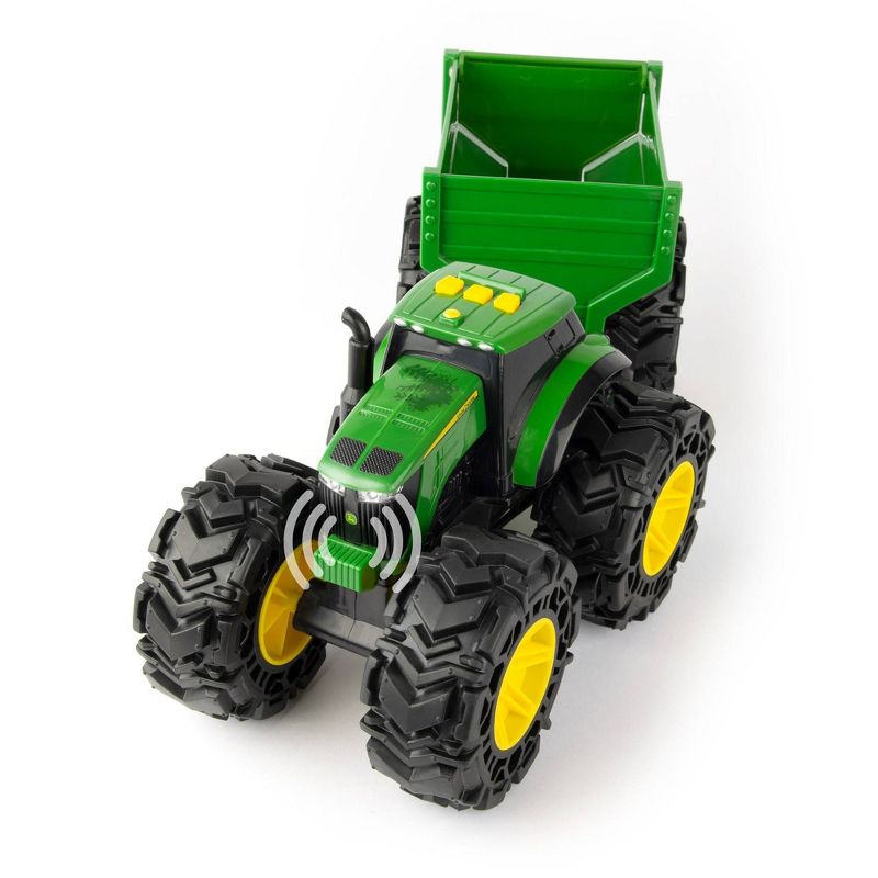 John Deere Monster Treads Tractor with Wagon, 5 of 10