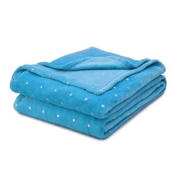 Fleece Plush Throw Blanket Medium Weight Fluffy Soft Decorative Bedding by Blue Nile Mills