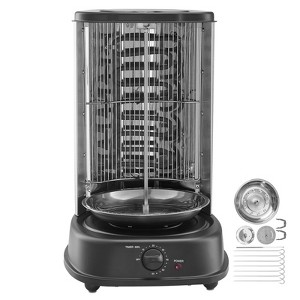 VEVOR Shawarma Grill Machine, Vertical Chicken Shawarma Cooker Machine Countertop, Electric Stainless Steel Broiler Gyro Rotisserie Oven Doner Kebab - 1 of 4