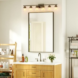 Rectangular Aluminum Framed Wall Bathroom Vanity Mirror - 1 of 4