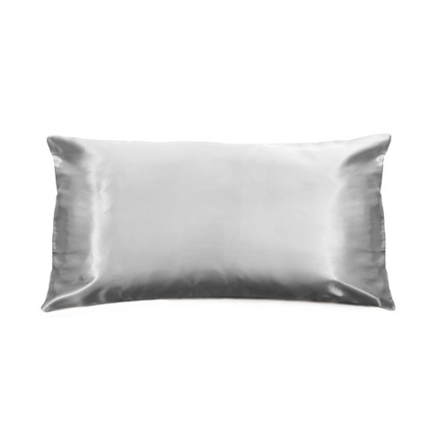 Morning Glamour Standard Satin Solid Pillowcase Pink : Target