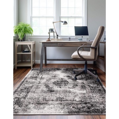 Aarhus Medallion 3' x 5' Gray Synthetic Indoor Area Rug