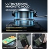 Dexnor for Samsung Galaxy S24 FE Case with Camera Cover & Adjustable Kickstand & Built-in Screen Protector, Magnetic Cover,Army - 3 of 3