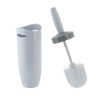 Deluxe Aluminum Handle Toilet Brush With Fully Removable Liner White - Bath  Bliss : Target