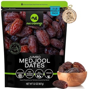 Sun Dried Jumbo Medjool Dates, No Sugar Added by Nut Cravings - 1 of 4