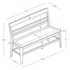 Wood Ladder Back Bench - Hearth & Hand™ with Magnolia - image 4 of 4