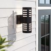 C Cattleya 2-Light Matte Black Die-cast Aluminum Outdoor Wall Sconce - 2 of 4