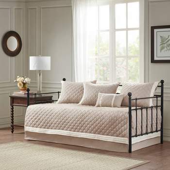 Miller Daybed 6pc Cotton Daybed Cover Set Khaki