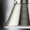 Urban Ambiance Luxury Modern Farmhouse Indoor Pendant,  8-5/8''H x 8-1/4"W x 8-1/4''D,  Brushed Nickel Finish, UHP4671 - 4 of 4