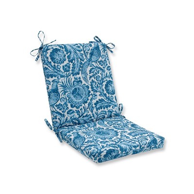 Tucker Resist Squared Corners Outdoor Chair Cushion Azure Blue - Pillow Perfect