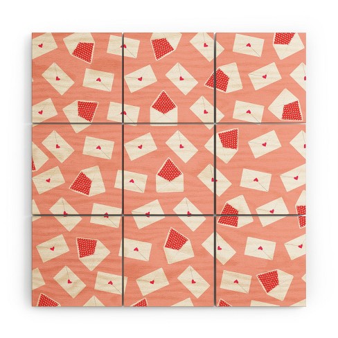 Joy Laforme Love Mail Wood Wall Mural - Society6 - image 1 of 2