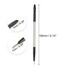 Unique Bargains Double Head Nail Painting Brushes for Polish Painting Home DIY Clear Gray 1 Pc - 4 of 4