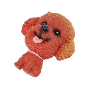 Unique Bargains Decorative Magnets Magnetic Fridge Sticker Irregular Shape Synthetic Resin Orange Red 1Pc - 1 of 3