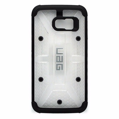 Urban Armor Gear Case for Samsung Galaxy S6 Edge Clear and Black