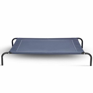 Tangkula Elevated Pet Bed for Medium Large Dogs Cat Portable Pet Cot Indoor Outdoor Camping Steel Frame Mat - 1 of 4