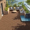 Yaheetech Fir Wood Flooring Tiles, Interlocking Wood Tiles Indoor & Outdoor For Patio Garden Deck Poolside Balcony, Easy Flooring 12" x 12" (27 x Fir Wood Tiles) - 2 of 4