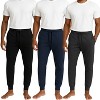 Mens 3 Pack Ultra Soft Dual Pocket Joggers - 2 of 4