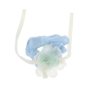 Unique Bargains Elegant Bow Flower Hair Scrunchies 1 Pc - 1 of 4