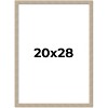 PosterPalooza | 20x28 Thin Barnwood Picture Frame, UV Acrylic, 2 Finishes - Grey and Black - 2 of 4