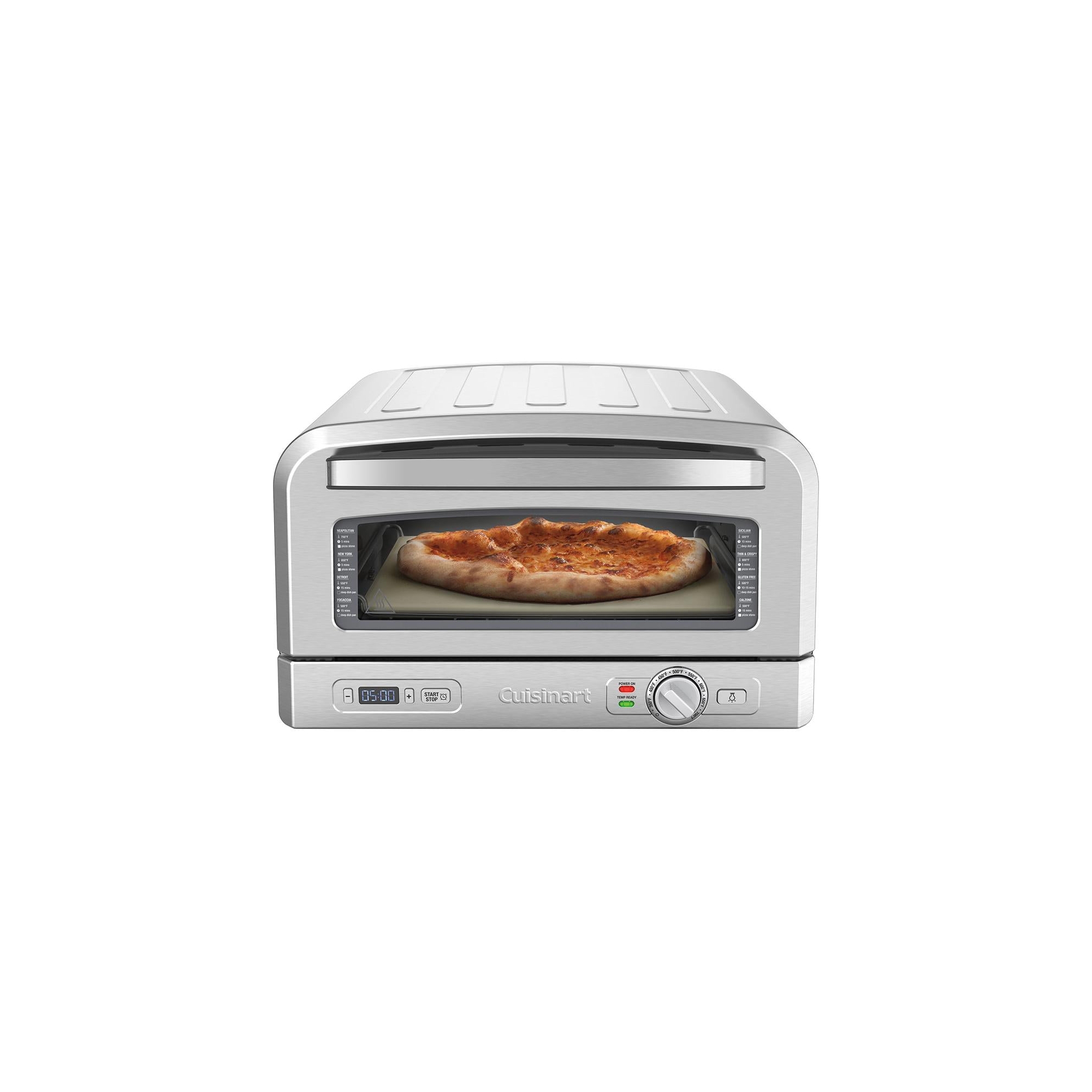 Cuisinart Indoor Portable Countertop Pizza Oven, Stainless Steel -CPZ-120