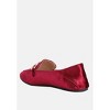 Wibele Croc Textured Metal Show Detail Women Loafers - 3 of 4