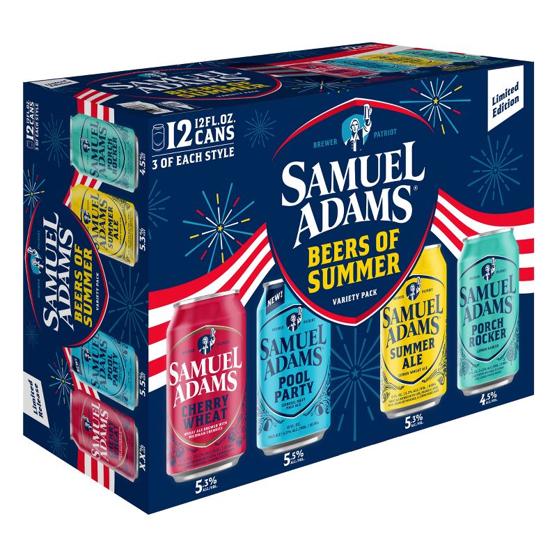 Samuel Adams Sips of Summer Seasonal Variety Pack - 12pk/12 fl oz Cans, 6 of 7