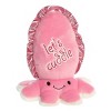 Aurora Medium Let's Cuddle Cuttlefish JUST SAYIN' Witty Stuffed Animal Pink 10" - 2 of 4