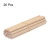 Unique Bargains Arts Garden Christmas Decoration Round Natural Wood Sticks 20 Pcs - 3 of 4