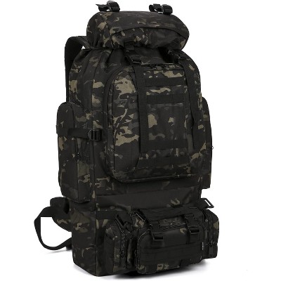 100L Camping Hiking Backpack,Molle military Tactical rucksack backpack,Waterproof Lightweight