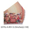 Unique Bargains Christmas Greeting Card Multicolor 4.5 "x 3.1 " 10 Pcs - 3 of 4